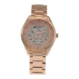 GUESS 34 mm Clear Cut Sunray Multifunction Dial with Rose Gold Bracelet GW0253L3