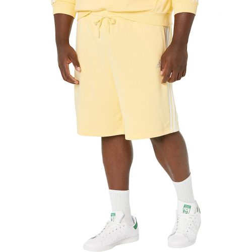 아디다스 adidas Big & Tall Essentials Fleece 3-Stripes Shorts