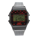 34 mm Timex T80 X Space Invaders Stainless Steel Bracelet Watch