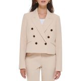 Tommy Hilfiger Cropped Double-Breasted Blazer