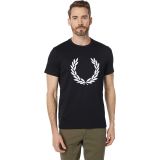 Fred Perry Flock Laurel Wreath T-Shirt