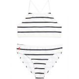 Polo Ralph Lauren Kids Striped Stretch Two-Piece Swimsuit (Toddler)