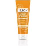 Jason Face Wash & Scrub, Brightening Apricot Scrubble, 4 Oz