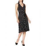 Tommy Hilfiger Jersey Dot Fit-and-Flare Dress