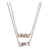 Kate Spade New York Spell It Out More Love Double Pendant