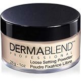 Dermablend Loose Setting Powder, Face Powder Makeup for Light, Medium and Tan Skin Tones, Mattifying Finish and Shine Control, 1oz