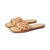 Madewell The Suzi Slide Sandal in Multi Woven Leather
