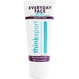 Thinksport Everyday Face Sunscreen, Naturally Tinted, Currant, 2 Ounce (Packaging May Vary)
