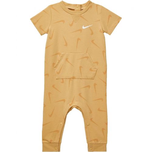 나이키 Nike Kids E1D1 Short Sleeve LL Coveralls (Infant)