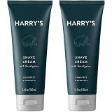 Harrys Shaving Cream - Shaving Cream for Men with Eucalyptus - 2 pack (3.4 oz)