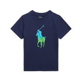 Polo Ralph Lauren Kids Ombre Big Pony Cotton Jersey Tee (Toddler)