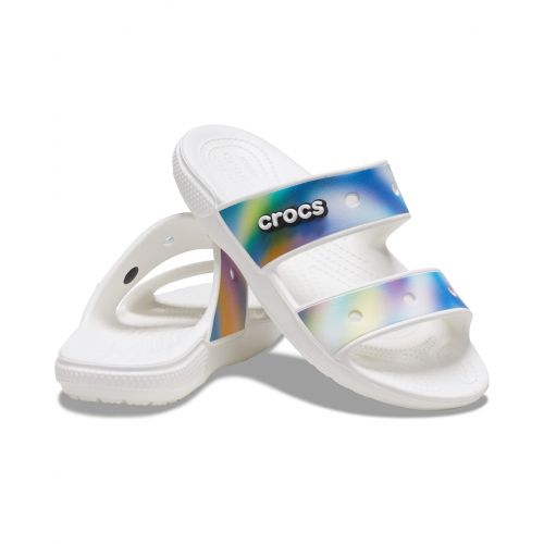 크록스 Crocs Classic Sandal - Tie-Dye Graphics