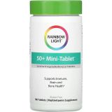 Rainbow Light - 50+ Mini-Tablet Food-Based Multivitamin - Age-defense Formula Probiotic and Antioxidant Formula; Vitamins and Minerals Support Immune, Heart, Skin, Eye, Bone and Pr