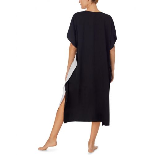  Donna Karan Short Sleeve Maxi Sleepshirt