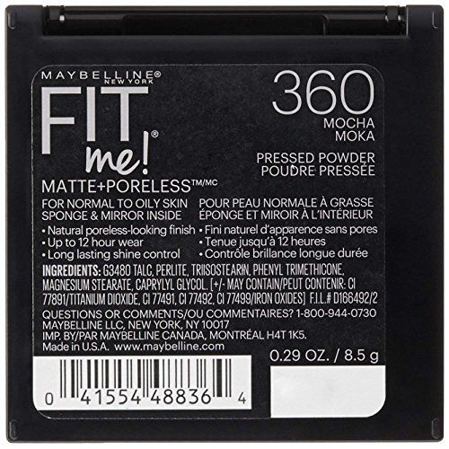  Maybelline New York Maybelline Fit Me Matte + Poreless Pressed Powder, Classic Ivory 0.29 Ounce, 1 Count