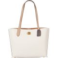 COACH Color-Block Leather Willow Tote