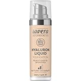 lavera HYALURON Foundation -Ivory Light 01- Primer  Creates a perfect healthy radiance  Vegan Natural cosmetics Make-up Organic plant ingredients 100% natural make-up (30 ml)…