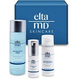 EltaMD Skin Recovery System Facial Skin Care Set includes Gentle Essence Toner, Serum and Light Moisturizer, 3-Piece Set