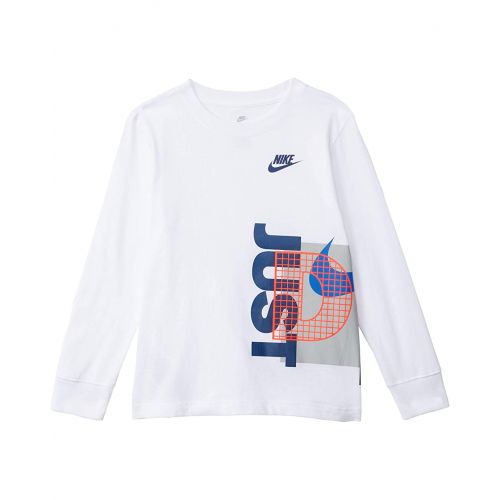 나이키 Nike Kids Long Sleeve Graphic T-Shirt (Little Kids)