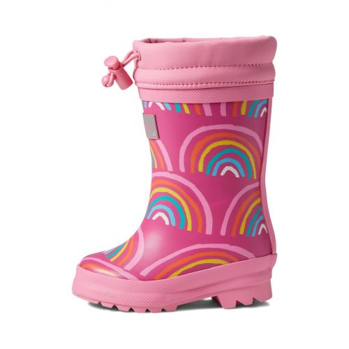 해틀리 Hatley Kids Rainy Rainbows Sherpa Lined Rain Boots (Toddleru002FLittle Kidu002FBig Kid)