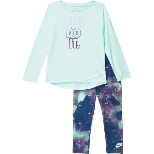 나이키 Nike Kids Crossover Tunic Leggings Set (Toddler)