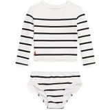 Polo Ralph Lauren Kids Striped Stretch Two-Piece Swimsuit (Infant)