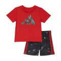 adidas Kids Poly Tee & Camo All Over Print Shorts (Infant)