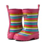 Hatley Kids Rainbow Stripes Shiny Rain Boots (Toddleru002FLittle Kid)