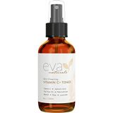 Eva Naturals Vitamin C Plus Toner (4oz) - Anti-Aging Facial Spray with Retinol and Hyaluronic Acid - Blemish Reduction, Pore Tightening and Collagen Production - Safe for Acne-Pron