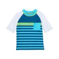 Hatley Kids Sea Stripes Short Sleeve Rashguard (Toddleru002FLittle Kidsu002FBig Kids)