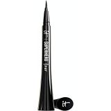 IT Cosmetics Superhero Liner - Black Liquid Eyeliner Pen - 24-Hour Waterproof Formula Won’t Budge or Smudge - With Peptides, Collagen, Biotin, Keratin & Kaolin Clay - 0.018 fl oz