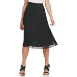 DKNY Womens Pull on Pleated Maxi Skirt