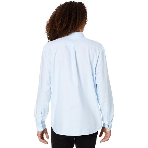 라코스테 Lacoste Long Sleeve Regular Fit Oxford Button-Down Shirt