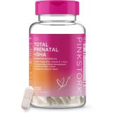 Pink Stork Total Prenatal Vitamin with DHA & Folate: Doctor-Formulated Prenatal Vitamins, Multivitamin with Iron, Vitamin B6 & B12, Vitamin D, Pregnancy Must Haves, Women-Owned, 60