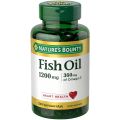 Natures Bounty Fish Oil, Dietary Supplement, Omega 3, Supports Heart Health, 1200mg, Rapid Release Softgels, 320 Ct