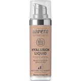 lavera HYALURON Liquid Foundation -Honey Beige 01- Primer  Creates a perfect healthy radiance  Vegan Natural cosmetics Make-up Organic plant ingredients 100% natural make-up (30