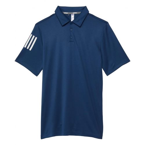 아디다스 Adidas Golf Kids 3-Stripes Polo Shirt (Little Kids/Big Kids)