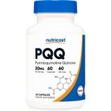 Nutricost PQQ (Pyrroloquinoline Quinone) 20mg, 60 Capsules - Vegetarian Capsules, Non-GMO, Gluten Free