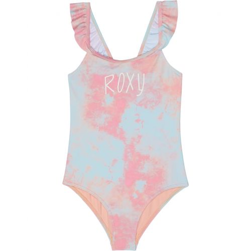 록시 Roxy Kids Summer Sky One-Piece Swimsuit (Toddleru002FLittle Kidsu002FBig Kids)