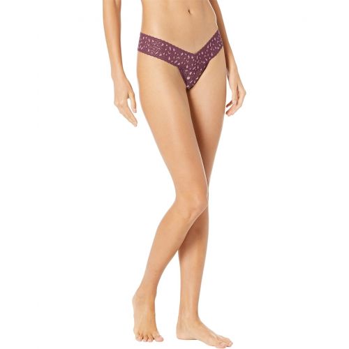  Hanky Panky Cross Dyed Leopard Low Rise Thong