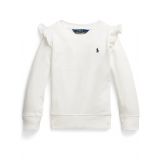 Polo Ralph Lauren Kids Ruffled Spa Terry Sweatshirt (Toddler)