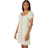 Madewell Linen-Cotton Puff-Sleeve Mini Dress