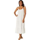 Madewell Swiss Dot Cover-Up Tiered Maxi Dress