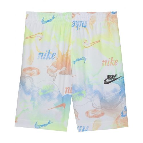 나이키 Nike Kids Sportswear Printed Mesh Shorts (Little Kids)