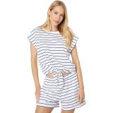 Madewell MWL Tie-Front Tee in Stripe