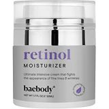 Baebody Retinol Moisturizer Cream for Face, Neck and Decolletage with Wrinkle and Acne Fighting Retinol, Jojoba Oil and Vitamin E, 1.7 Ounces