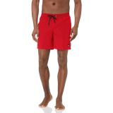 Quiksilver Mens Solid Elastic Waist Volley Boardshort Swim Trunk Bathing Suit