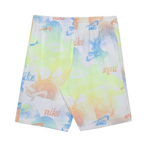 나이키 Nike Kids Sportswear Printed Mesh Shorts (Little Kids)