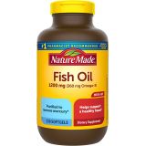 Nature Made Fish Oil 1200 mg Softgels, Fish Oil Supplements, Omega 3 Fish Oil for Healthy Heart Support, Omega 3 Supplement with 230 Softgels, 115 Day Supply