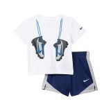 Nike Kids Sport Footwear Graphic T-Shirt and Shorts Two-Piece Set (Little Kids)